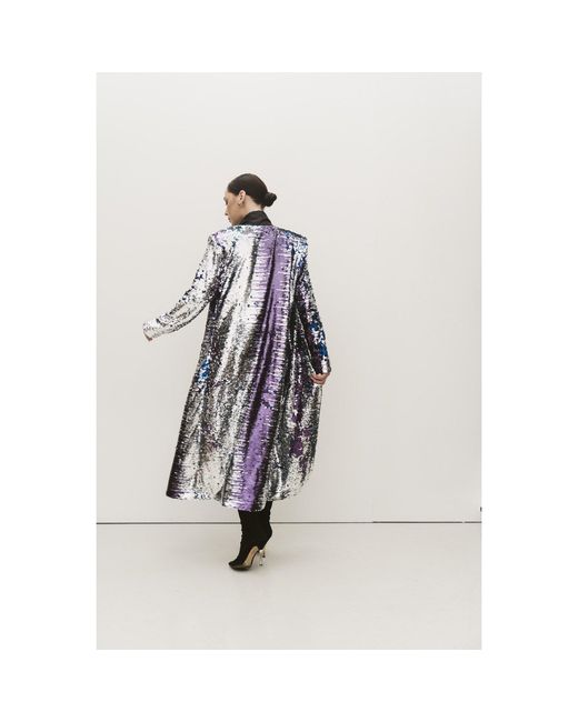 Roqaia Fashion House Blue Midnight Jacket