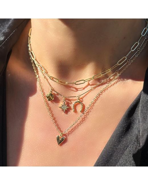 Rachel Nathan Metallic My First Rodeo Necklace