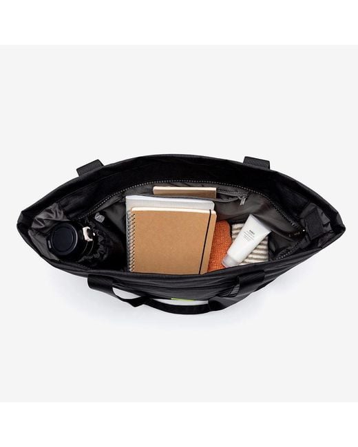 Lefrik Black Strata Tote Bag Lime Vandra