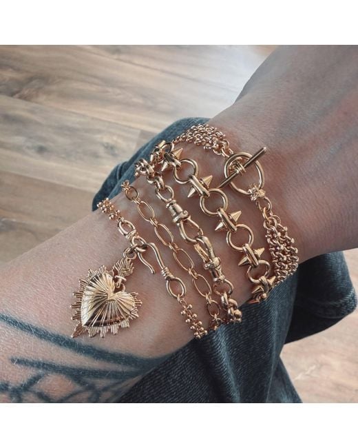 IN CAUDA VENENUM Metallic Seraphine Bracelet