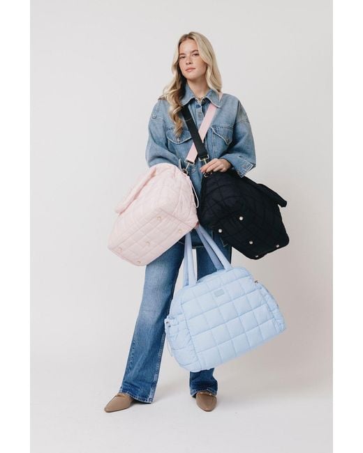 augustnoa Blue The Weekender Duffle Bag