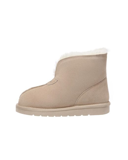EverAu Australia Natural Neutrals Owl Ankle Boots