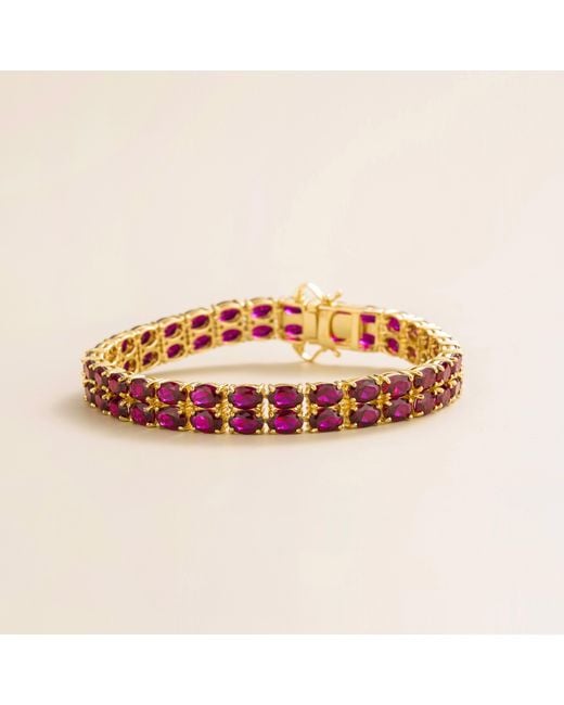 Juvetti Multicolor Salto Double Tennis Bracelet