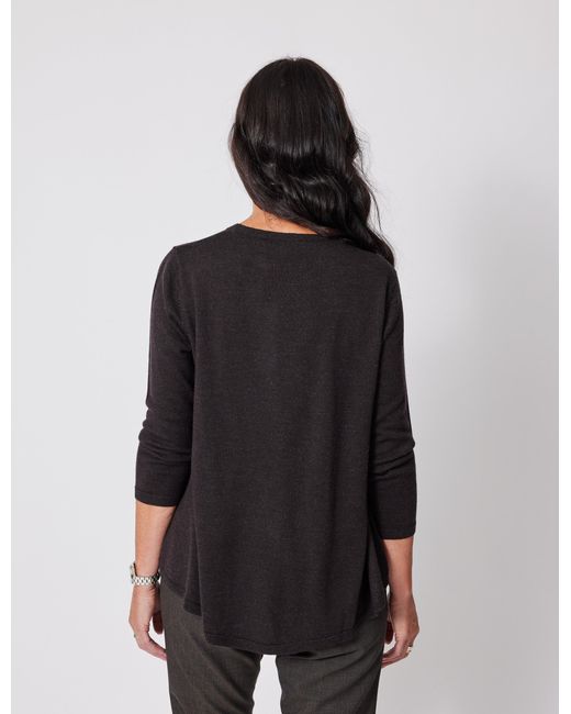 Lindsay Nicholas New York Black Wellesley Sweater