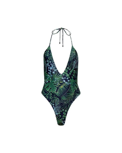 Playaluxe Green Los Cabos Deep V One Piece Palm