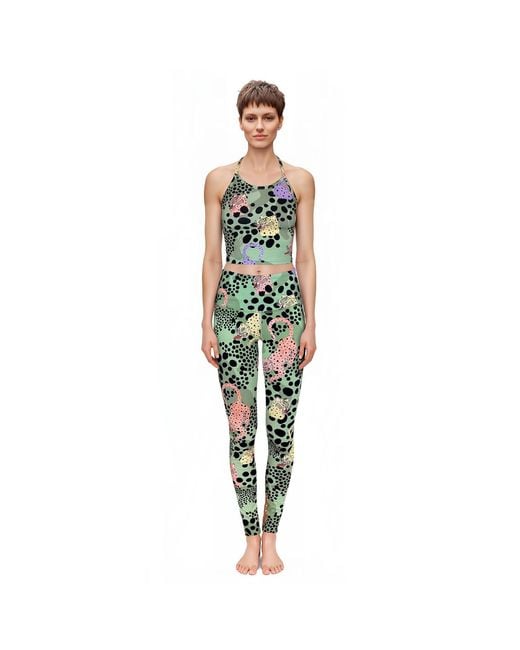 Pitaya Yoga Green Neutrals Ms Chee Leggings