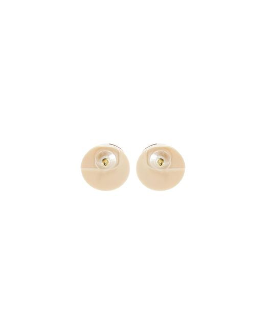 Gissa Bicalho Green Acrylic Handmade Earring Short Empire Cinnamon
