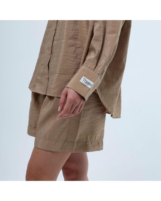 Thisisu Collection Brown Neutrals Lyla Short