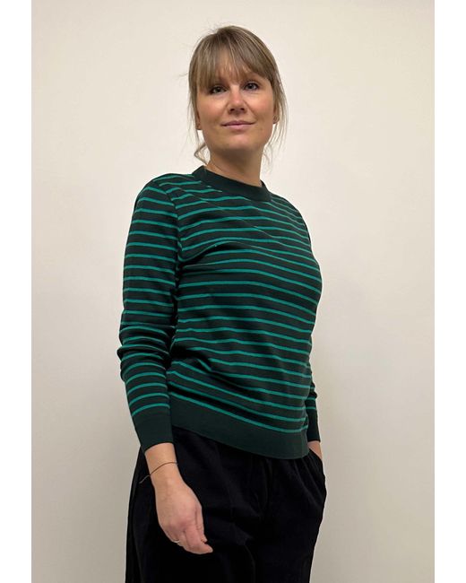 GROBUND Green Marie Knit Blouse