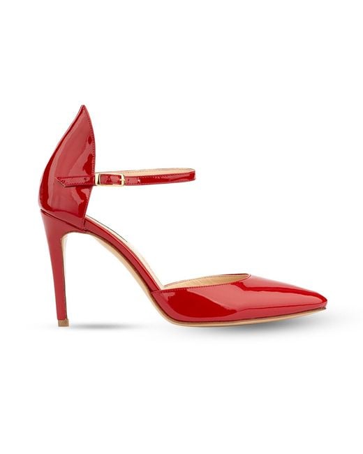 Rosamund Muir London Red Lumina Patent Heels