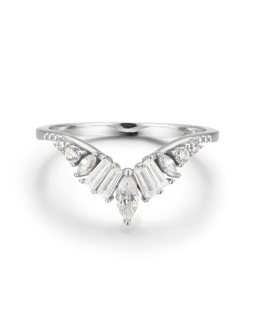 Azura Jewelry New York White Hillcrest Ring Vermeil