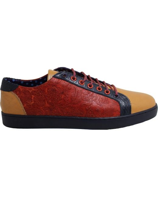 Lords of Harlech Black Trevor Tanava Sneaker for men