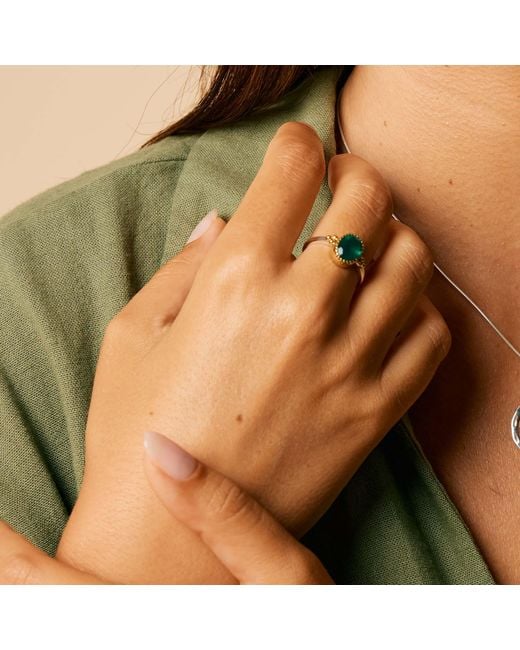 Charlotte's Web Jewellery Green Sundar Ring