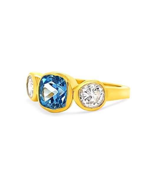 GEM BAZAAR Blue Lady Margaret Ring