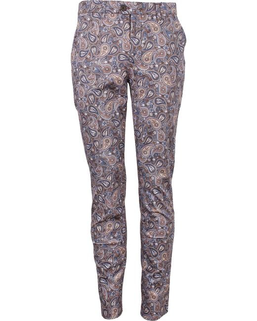 Lords of Harlech Gray Jack Lux Trippy Paisley Pant for men