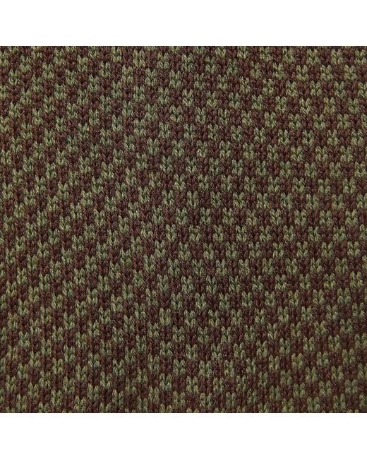 SEREN LONDON Brown Merino Scarf for men