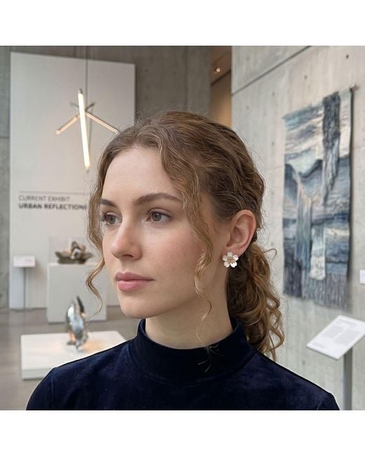 Mulgaro Metallic Caelia Earrings