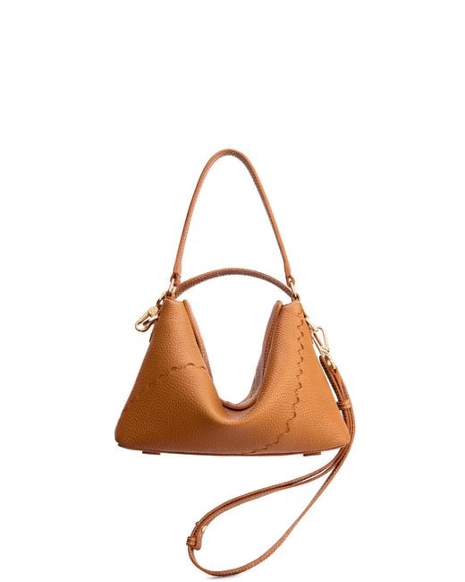 Orange Cube Brown Vina Shoulder Bag
