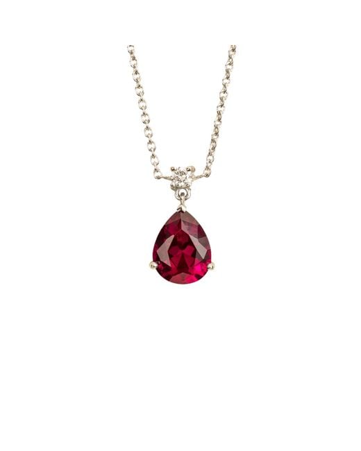 Juvetti Red Ori Medium Pendant Necklace