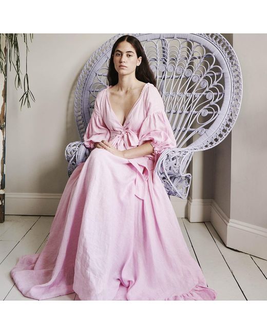 Lisa The Label Pink Romanticism Reborn The Countess Dress