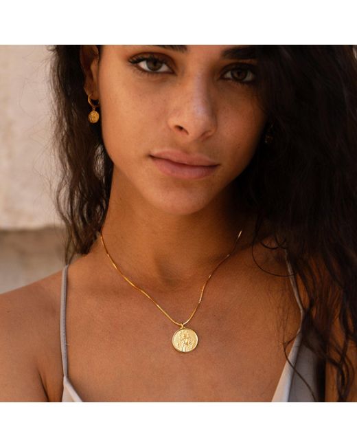 Vermaye Switzerland Metallic Circe Necklace Vermeil Boxchain