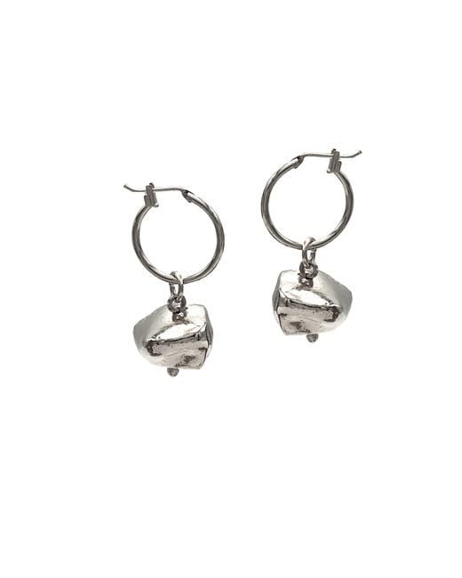 Jaredjamin White Nugget Earring Charms