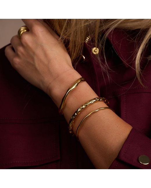 Amadeus Metallic Zion Embossed Cuff