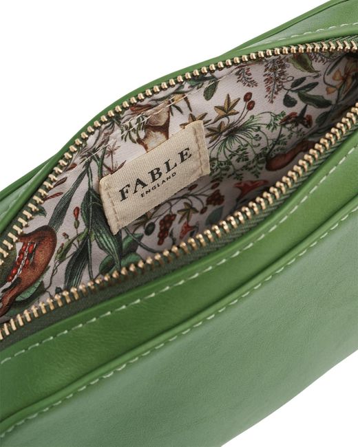 Fable England Green Garden Floral Camera Bag