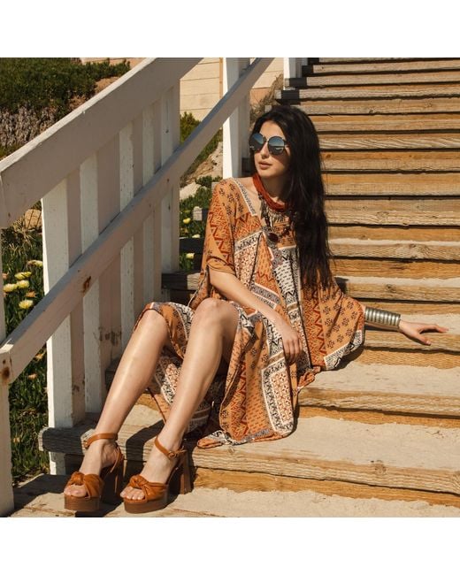 Jennafer Grace Metallic Hera Caftan