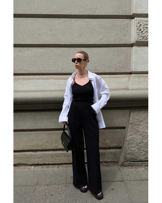 SALANIDA Black Sotto Top