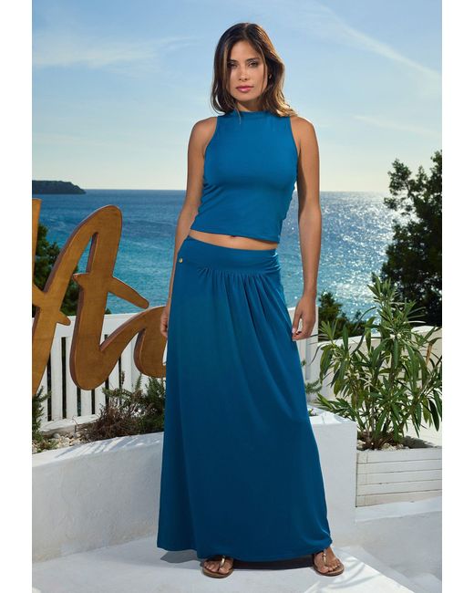 Chic by Lirette Blue Maxi Rok Natural