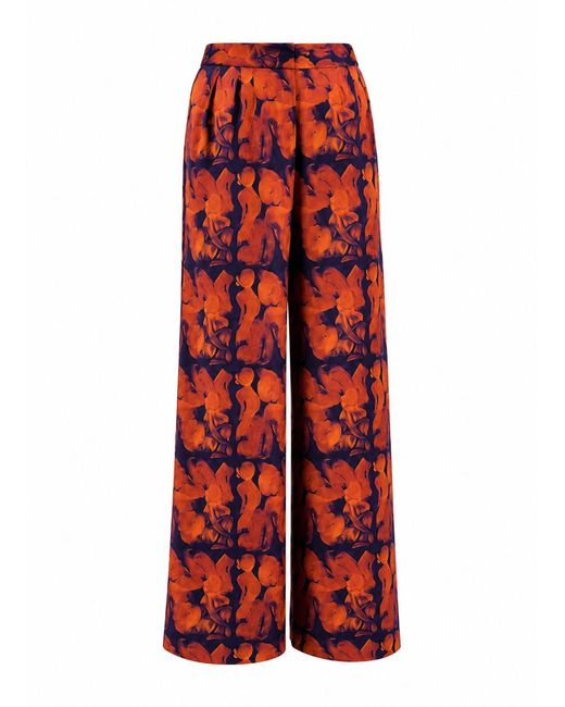 Mohala Grey Red Simone Pants