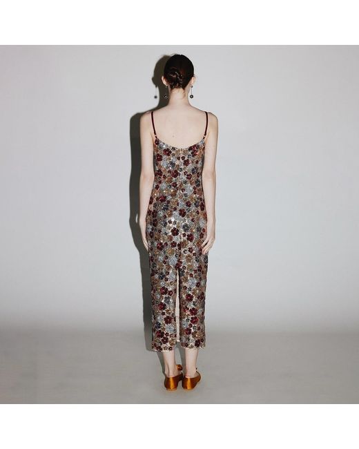 Belsize25 Purple Mayfair Series – Garden Dress Sequinned Halterneck Evening Midi Gown
