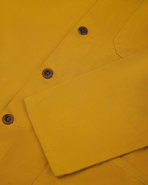 Uskees Yellow Overshirt for men
