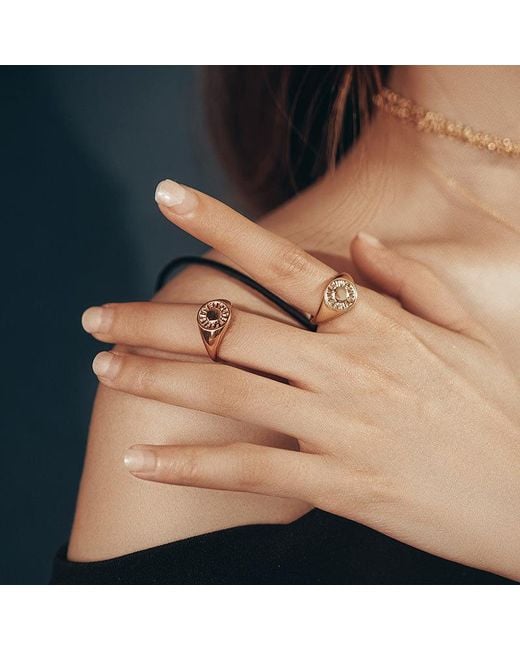 Aurozia Metallic Tarot The Sun Ring