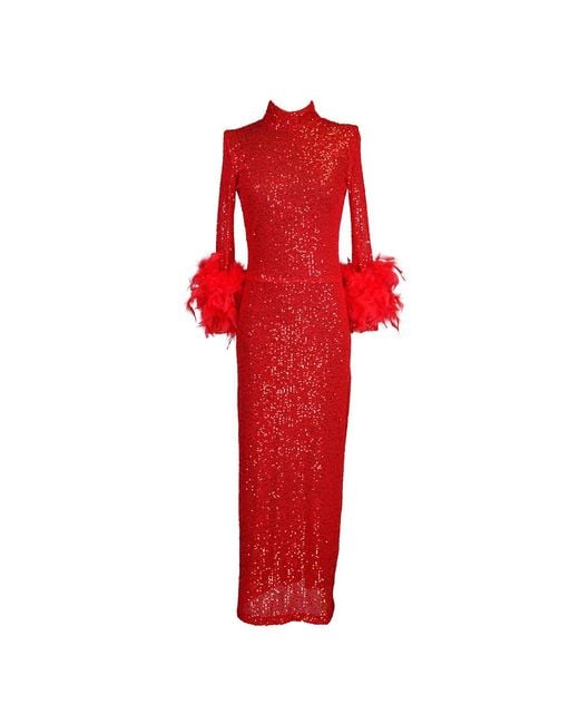 Jennafer Grace Red Catroux Dress