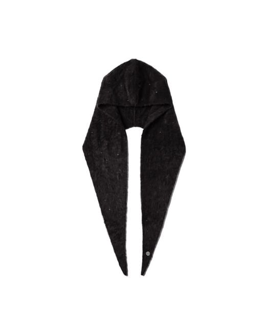 Nooki Design Black Baldwin Hooded Scarf