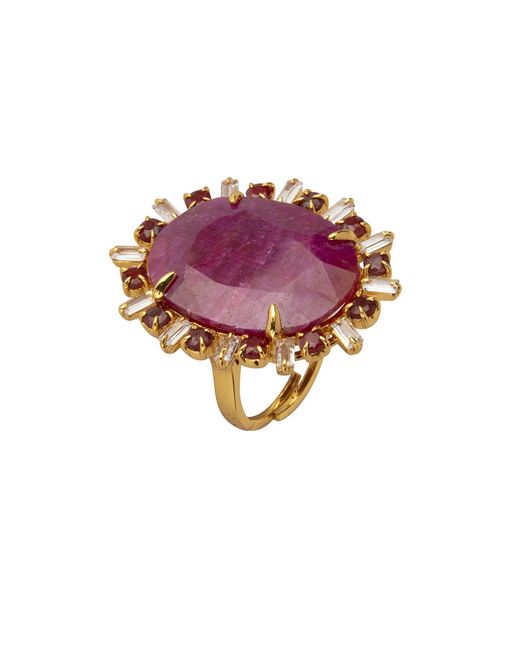 Bounkit Purple Miranda Ring Ruby