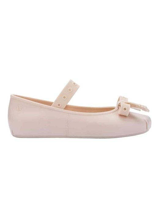 Melissa Pink Neutrals Sophie Crush Ballet Flat