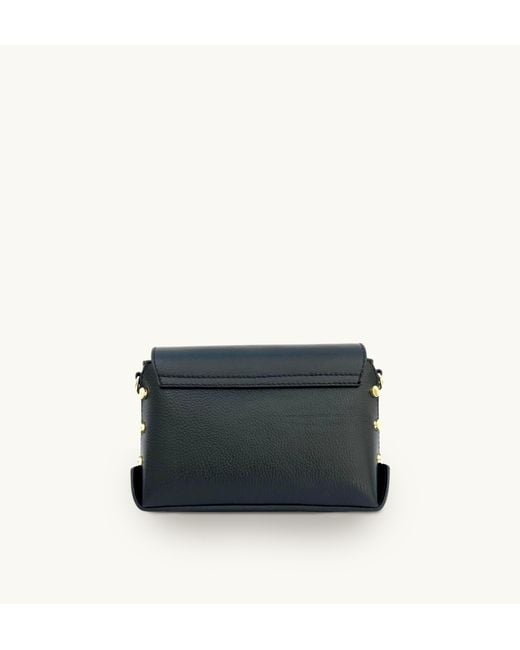 Apatchy London Blue The Bloxsome Leather Crossbody Bag