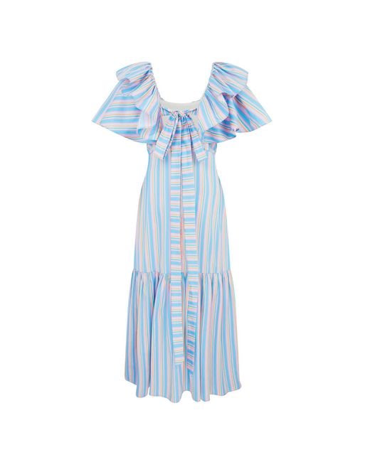 Lisa The Label Blue La La Lady Peggy Lipton Dress