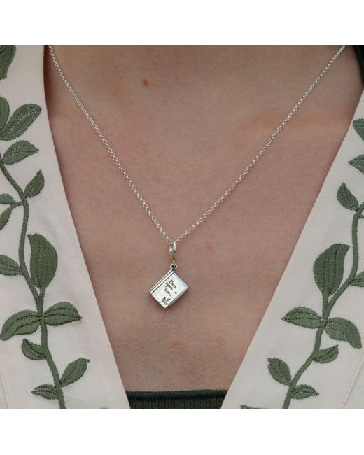 Lily Charmed Metallic Sterling Story Book Charm