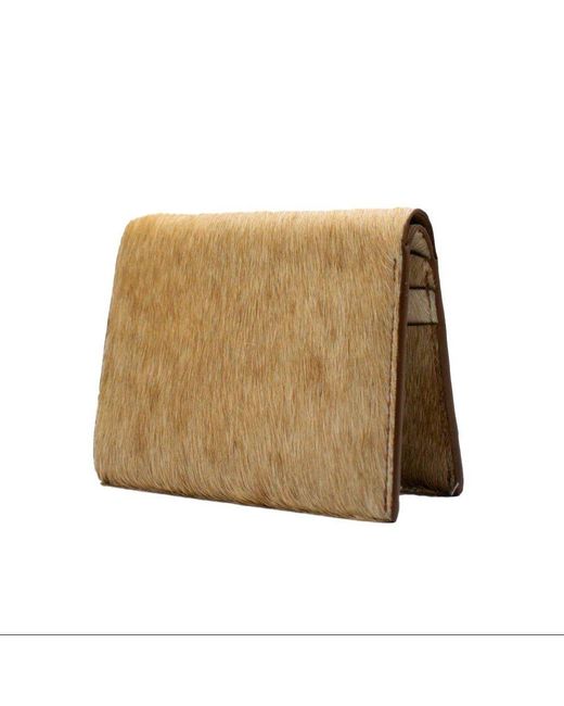 godi. Natural Handmade Cow Hair-On-Hide Bifold Wallet – Neutral