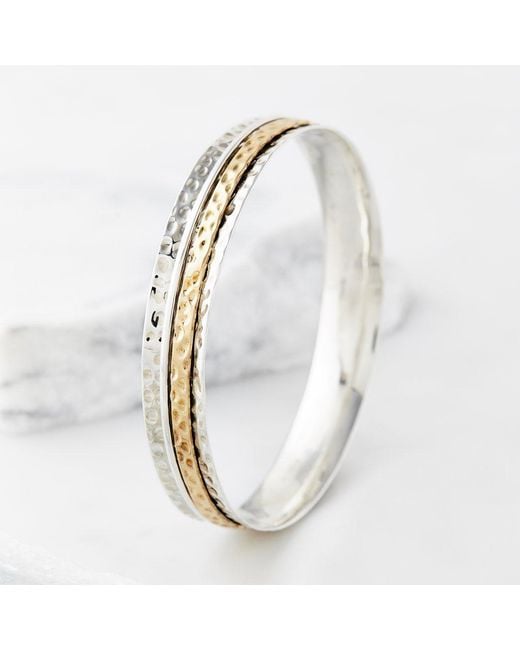 Charlotte's Web Jewellery White Karma Fortune Spinning Bangle