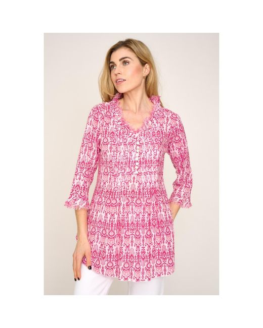At Last Pink Sophie Cotton Shirt