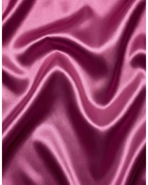 Hustle Purple Flying Dragon Satin-Set for men
