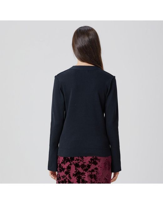 Smart and Joy Black V Neckline Cardigan