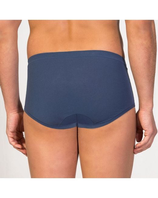 Zd - Zero Defects Blue Senior Fly Front Briefs – Premium Egyptian Cotton Comfort for men