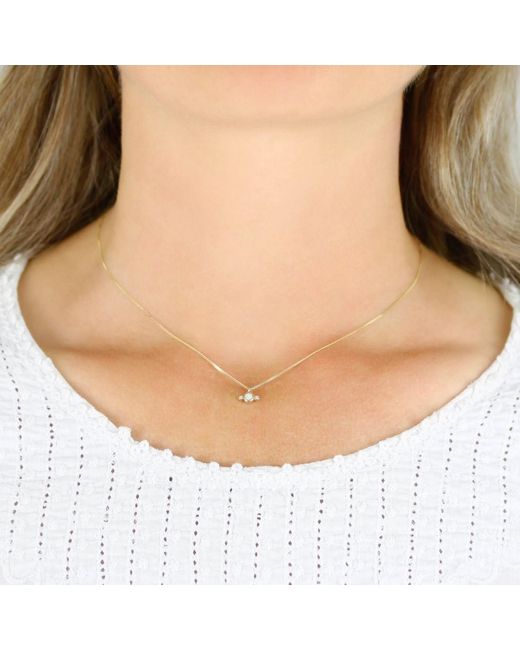 Lee Renee Metallic Opal & Diamond Necklace – Silver