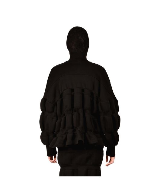 Ioana Ciolacu Black Rubber Sweatshirt